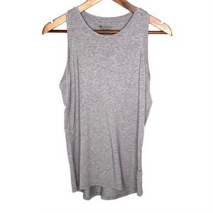 ATHLETA Women’s Breezy Sleeveless Gray Tank Top Size Large L